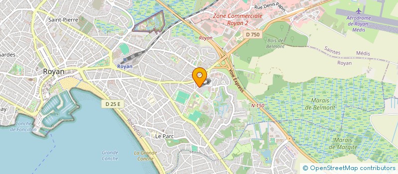 localisation de l'entreprise MADAME BERNADETTE MEMIN  ROYAN