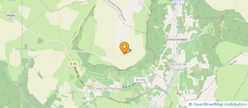 localisation de l'entreprise MADAME BERNADETTE MENANT à NOLAY