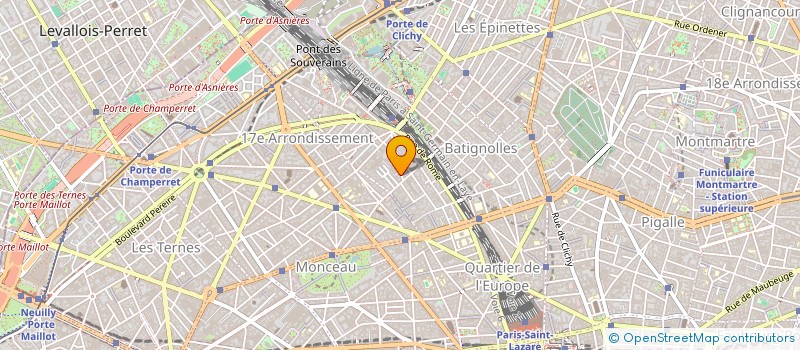 localisation de l'entreprise MADAME BERNADETTE MERCIER  PARIS