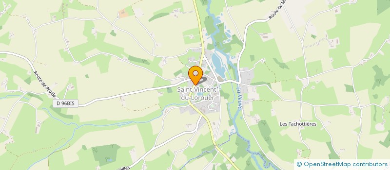 localisation de l'entreprise MADAME BERNADETTE MERCIER  SAINT-VINCENT-DU-LOROUER