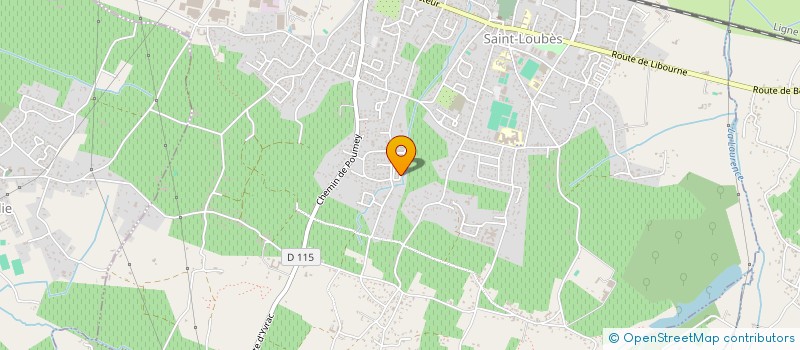 localisation de l'entreprise MADAME BERNADETTE MERZOUGUI  SAINT-LOUBES