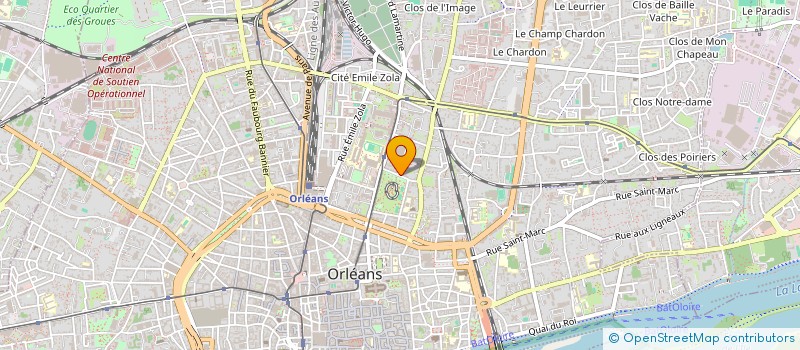 localisation de l'entreprise MADAME BERNADETTE MICHENAUD  ORLEANS