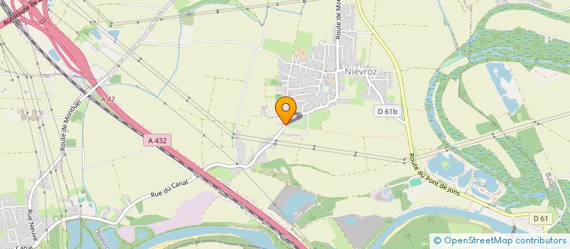 localisation de l'entreprise MADAME BERNADETTE MISSIER  NIEVROZ