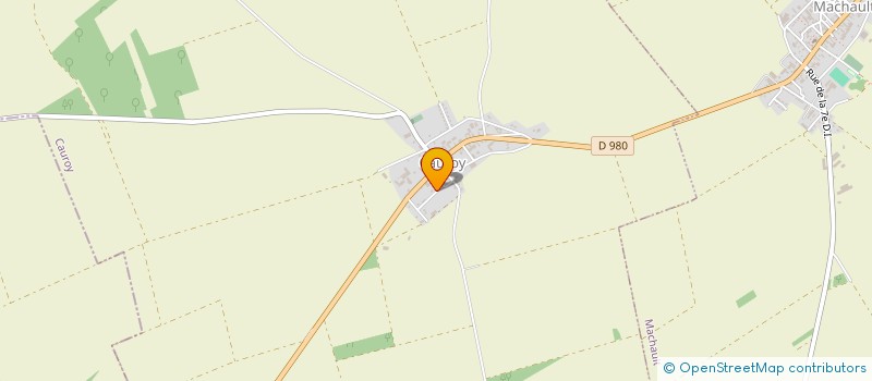 localisation de l'entreprise MADAME BERNADETTE MONTAY  CAUROY