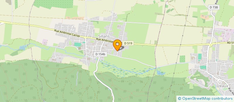 localisation de l'entreprise MADAME BERNADETTE MOSCATO  SILLANS