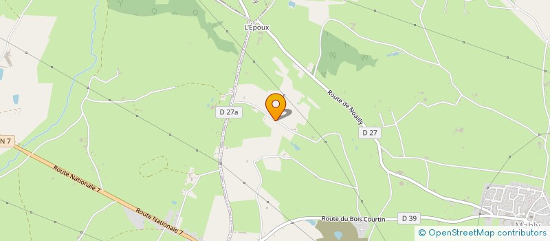 localisation de l'entreprise MADAME BERNADETTE MOULIN  MABLY