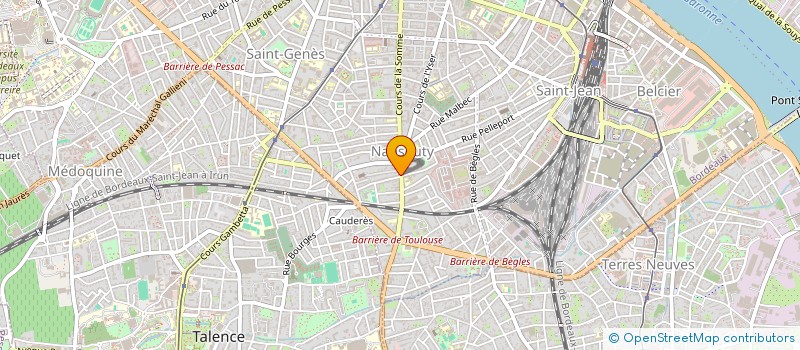 localisation de l'entreprise MADAME BERNADETTE NARALA ABBOY  BORDEAUX