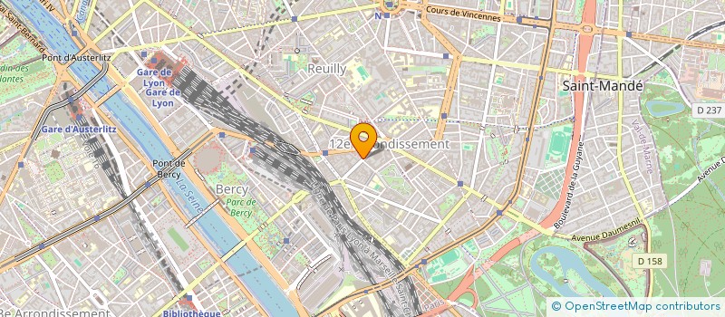 localisation de l'entreprise MADAME BERNADETTE NOEL  PARIS