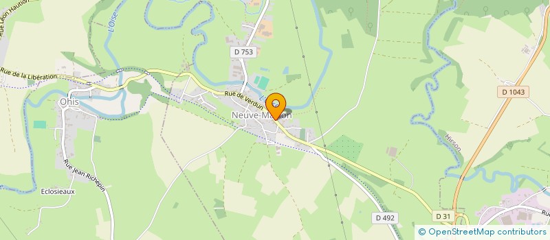 localisation de l'entreprise MADAME BERNADETTE OGE  NEUVE-MAISON