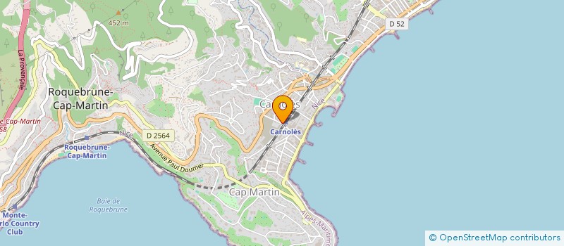 localisation de l'entreprise MADAME BERNADETTE OMNIS à ROQUEBRUNE-CAP-MARTIN