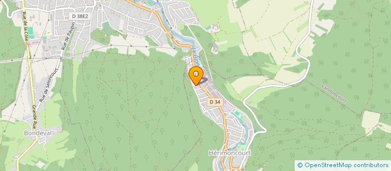 localisation de l'entreprise MADAME BERNADETTE OSCAMOU  GLAY