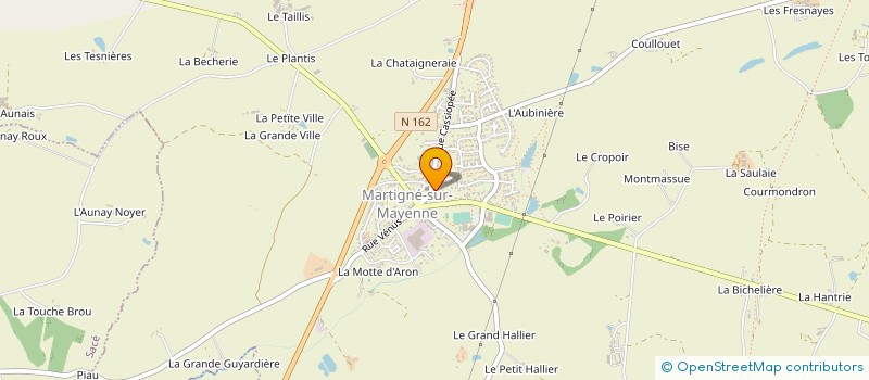 localisation de l'entreprise MADAME BERNADETTE PALICOT à MARTIGNE-SUR-MAYENNE