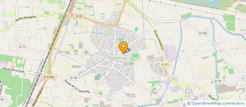 localisation de l'entreprise MADAME BERNADETTE PERES  ROGNONAS