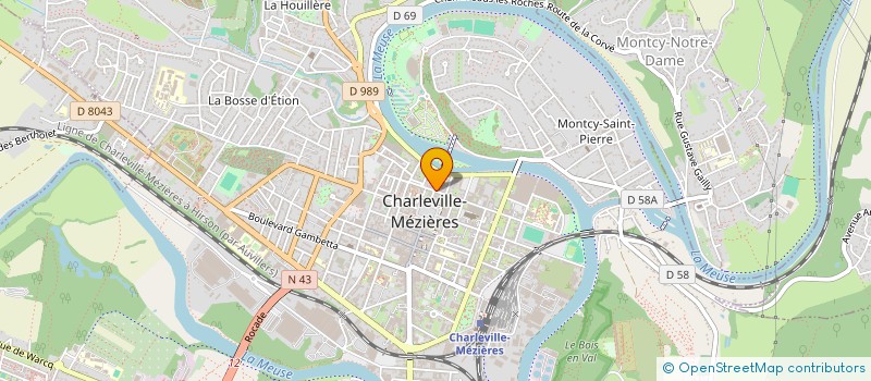 localisation de l'entreprise MADAME BERNADETTE PERRET à PRIX-LES-MEZIERES