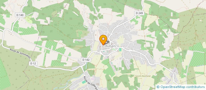 localisation de l'entreprise MADAME BERNADETTE PIET à AUBAIS