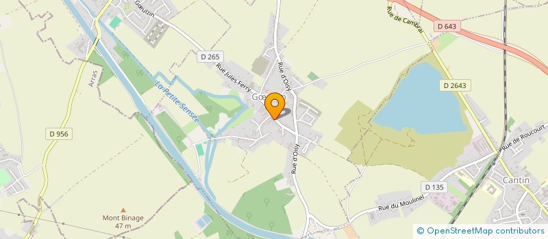 localisation de l'entreprise MADAME BERNADETTE POLLART  GULZIN