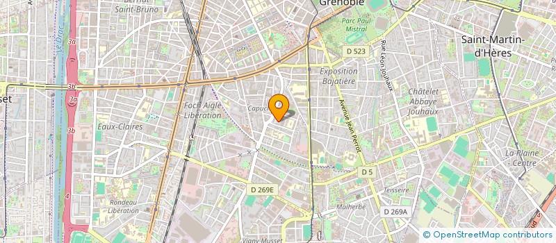 localisation de l'entreprise MADAME BERNADETTE POZZETTO  GRENOBLE