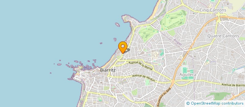 localisation de l'entreprise MADAME BERNADETTE PRUD'HOMME à BIARRITZ