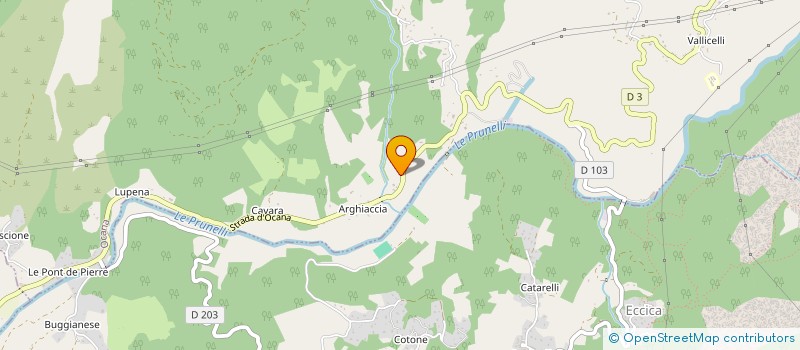 localisation de l'entreprise MADAME BERNADETTE PRUNETTI  OCANA