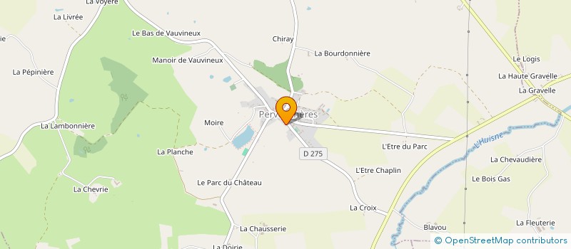 localisation de l'entreprise MADAME BERNADETTE PRUNIER à PERVENCHERES