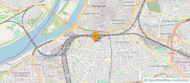 localisation de l'entreprise MADAME BERNADETTE QUATREFAGES  AVIGNON