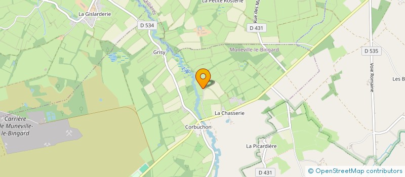 localisation de l'entreprise MADAME BERNADETTE QUESNEL à SAINT-SAUVEUR-VILLAGES