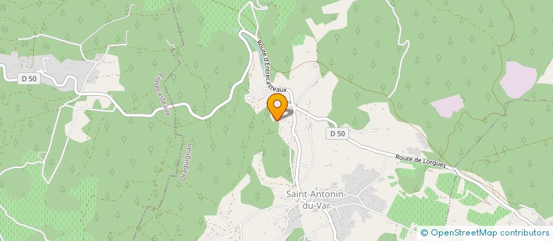 localisation de l'entreprise MADAME BERNADETTE RAINOIRD  SAINT-ANTONIN-DU-VAR