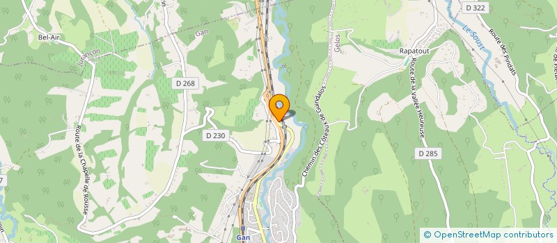 localisation de l'entreprise MADAME BERNADETTE RAMET  GAN