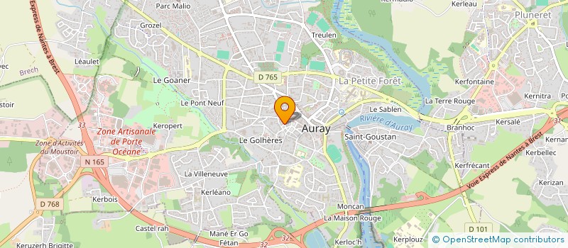 localisation de l'entreprise MADAME BERNADETTE RAMEY à AURAY