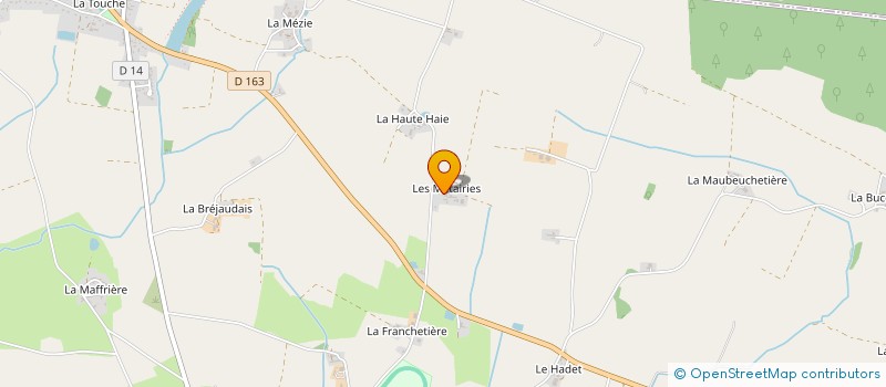 localisation de l'entreprise MADAME BERNADETTE RENAUD  ERBRAY