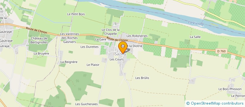 localisation de l'entreprise MADAME BERNADETTE RENCHER  SAZILLY