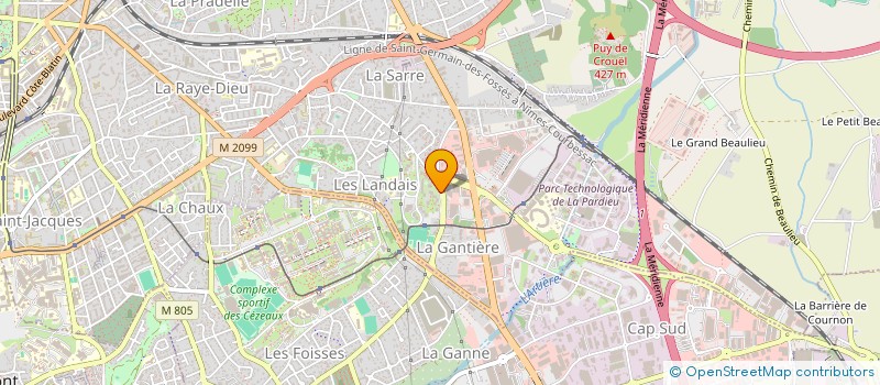 localisation de l'entreprise MADAME BERNADETTE REYNAUD  CLERMONT-FERRAND