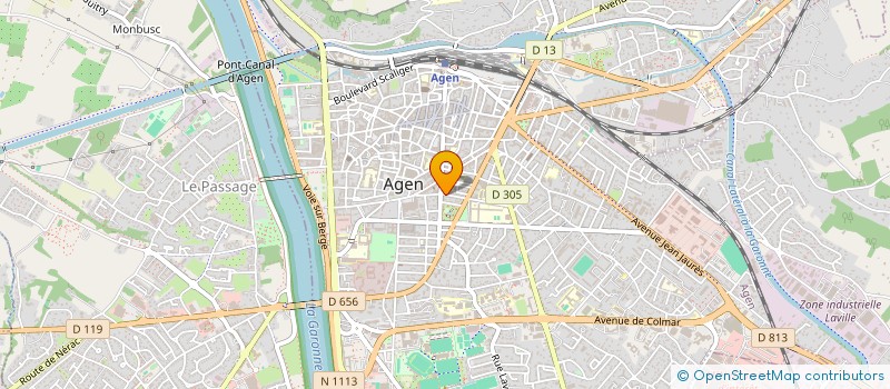 localisation de l'entreprise MADAME BERNADETTE RICHARD  AGEN