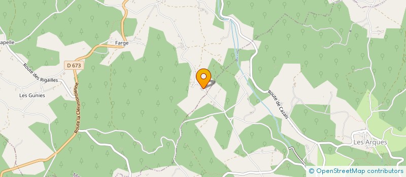 localisation de l'entreprise MADAME BERNADETTE ROBERT  MONTCLERA