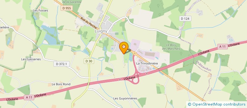 localisation de l'entreprise MADAME BERNADETTE ROCHER à LUIGNY