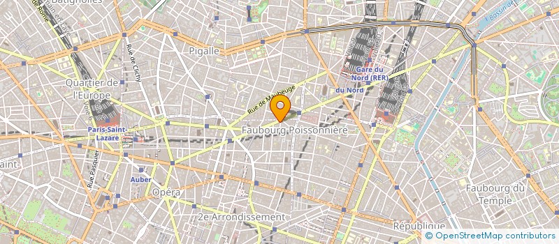 localisation de l'entreprise MADAME BERNADETTE ROLLEY  PARIS