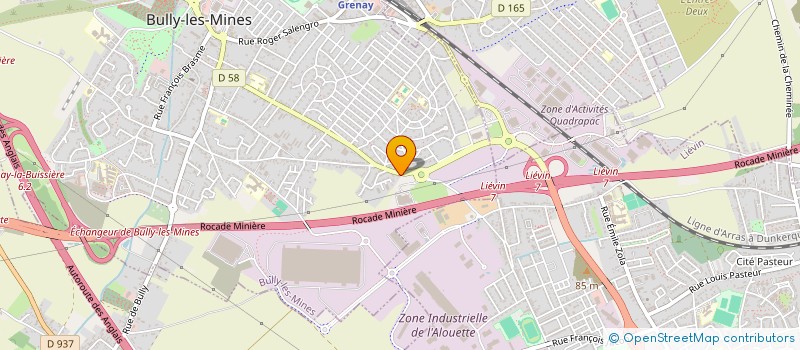 localisation de l'entreprise MADAME BERNADETTE ROORYCK à BULLY-LES-MINES