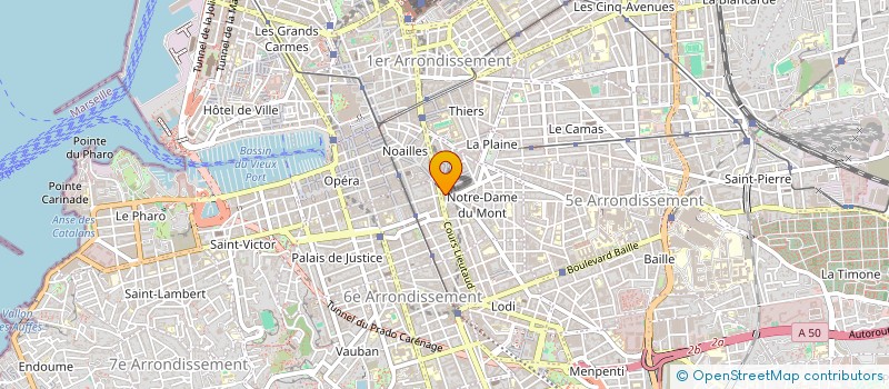 localisation de l'entreprise MADAME BERNADETTE ROUCHER ROCHER à MARSEILLE