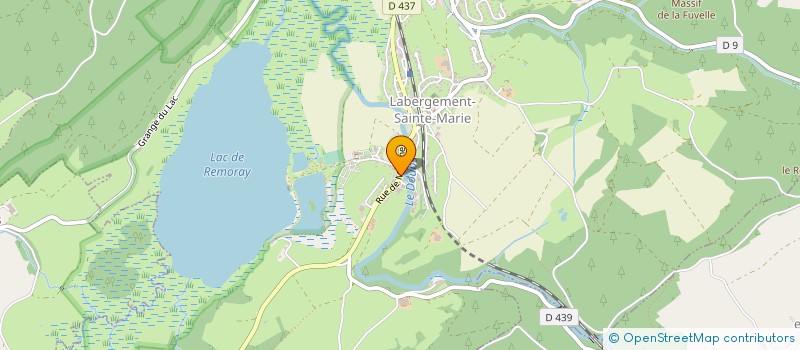 localisation de l'entreprise MADAME BERNADETTE ROYET  LABERGEMENT-SAINTE-MARIE