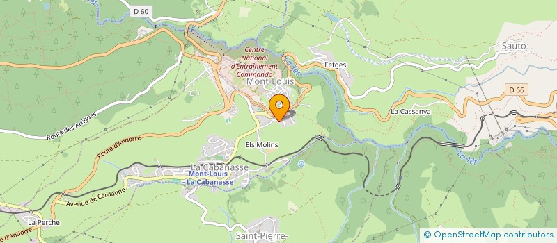 localisation de l'entreprise MADAME BERNADETTE SAMSON  LA CABANASSE