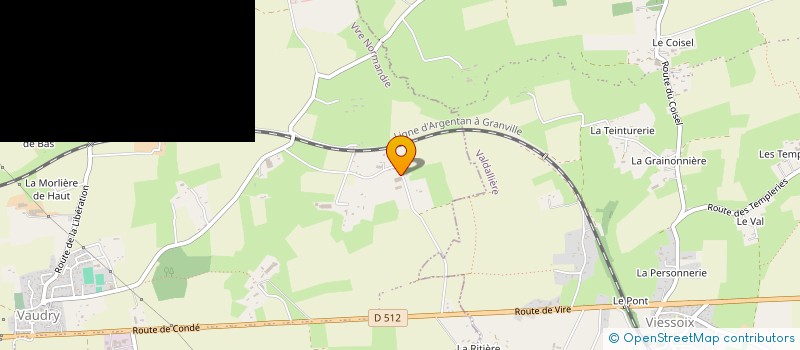 localisation de l'entreprise MADAME BERNADETTE SAVEY à VAUDRY