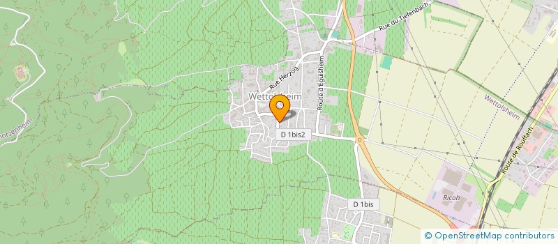 localisation de l'entreprise MADAME BERNADETTE SCHAFFHAUSER  WETTOLSHEIM