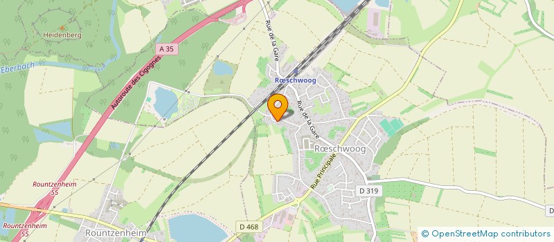 localisation de l'entreprise MADAME BERNADETTE SCHWEITZER  RSCHWOOG