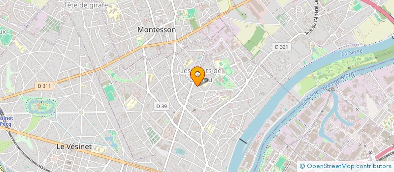 localisation de l'entreprise MADAME BERNADETTE SEBILO-COSSEC  CHATOU