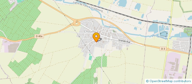 localisation de l'entreprise MADAME BERNADETTE SIMART  CHOUILLY