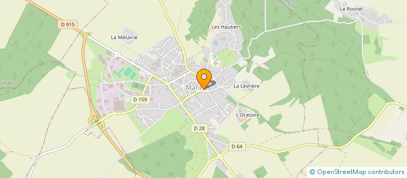 localisation de l'entreprise MADAME BERNADETTE SIMON  MARINES