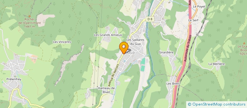 localisation de l'entreprise MADAME BERNADETTE SINNAEVE à LE GUA