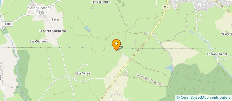 localisation de l'entreprise MADAME BERNADETTE SOUILLAT  SAINT-BONNET-DE-FOUR