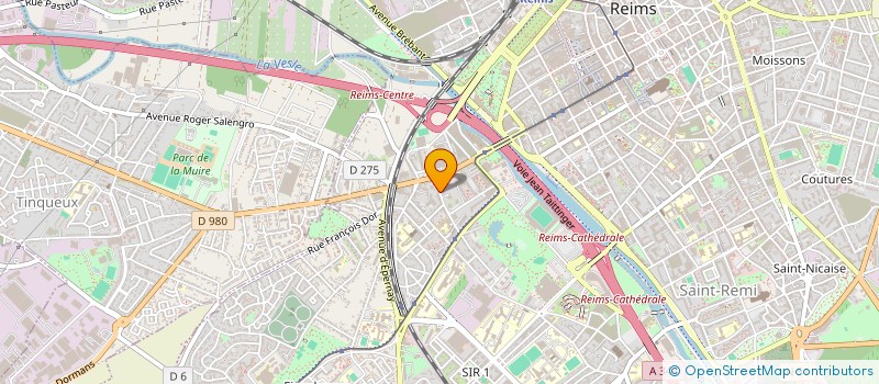 localisation de l'entreprise MADAME BERNADETTE TAILLIART  REIMS
