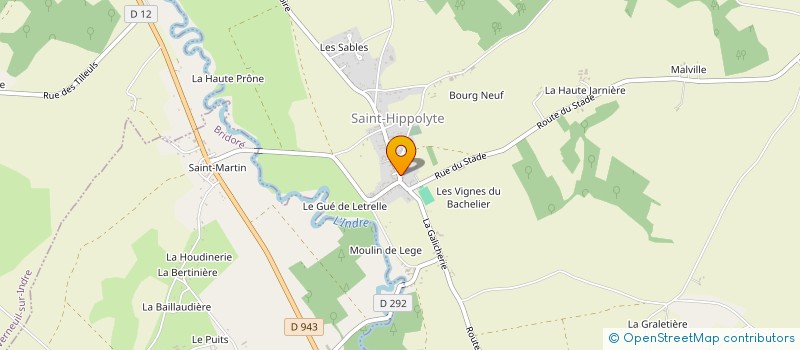 localisation de l'entreprise MADAME BERNADETTE THIBAULT à SAINT-HIPPOLYTE